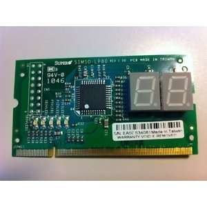    SUPERMICRO AOC SIM LPC80 PORT80 PCI DEBUG CARD Electronics