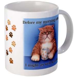  Coffee Cat Humor Mug by 