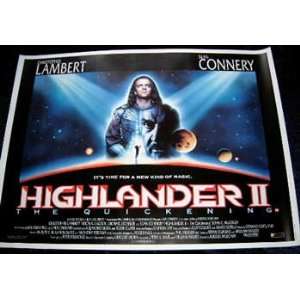  Highlander 2   Original Movie Poster   30 x 40 Everything 