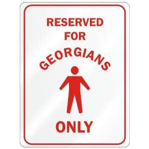   FOR  GEORGIAN ONLY  PARKING SIGN STATE GEORGIA