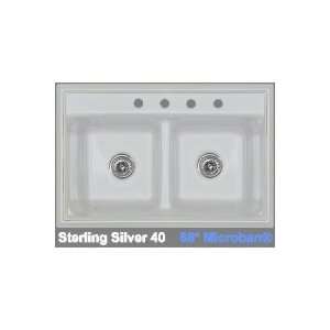   Advantage 3.2 Double Bowl Kitchen Sink with Three Faucet Holes 26 3 68