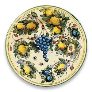  Italian Pottery, Toscana Collection, Bees Decor, Round 