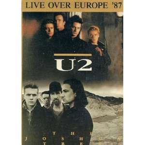 U2 ~ U2 Live In Europe Postcard ~ Rare Postcard~ Approx 4 x 6 