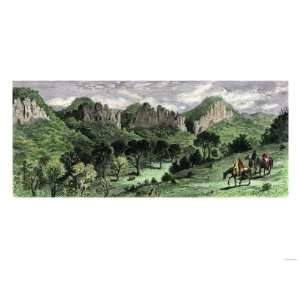  Horseback Travelers in the Appalachians Near Moorfield 