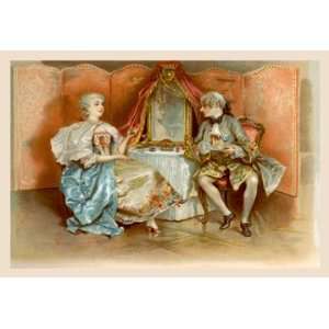School For Scandal Scene 1, Act 1 24X36 Giclee Paper  
