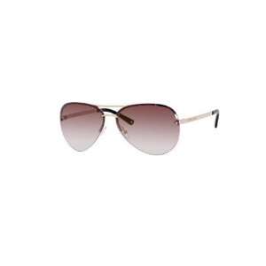 By Juicy Couture Genre/S Collection Shiny Light Gold Finish Sunglasses