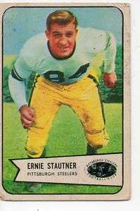 1954 Bowman #118 Ernie Stautner  Steelers  