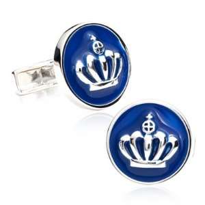  Enamel Royal Crown Cufflinks CLI RR 324 Jewelry