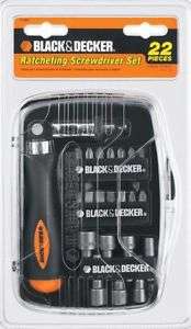 Black & Decker 22Pc Ratchet Screwdriver Set 71 922  