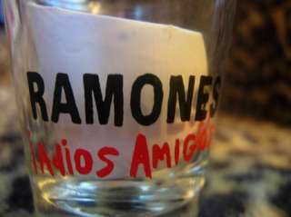 Ramones Adios Amigos Mezcal&Shot Glass Ultra Rare promo only 100 sent 