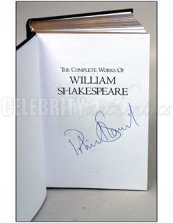 PATRICK STEWART AUTOGRAPHED SHAKESPEARE COMPLETE WORKS  