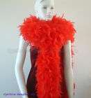 180g Chandelle Feather Boa , Bright ReD Largest on 