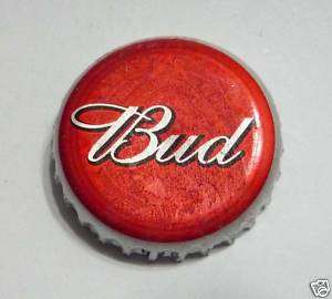 BUDWEISER BEER Bottle Cap Crown Red Bud Logo  