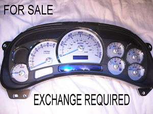 FOR SALE ESCALADE SILVER GAUGE HD2500 HD3500 GM CLUSTER  