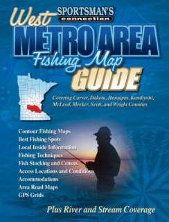 West Metro Area Minnesota Fishing Map Guide Lake Maps and Fishing 