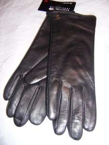 Etienne Aigner Thinsulate logo leather Gloves  