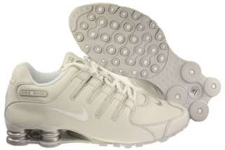 Men Nike Shox NZ Neutral Grey/White Running 378341 023  