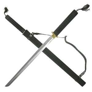  37 inch Full Black Ninja Sword 