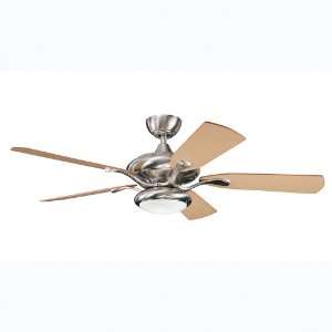  Aldrin Collection 52 Brushed Stainless Steel Ceiling Fan 