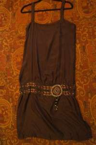 Vtg 20s flapper dress, beading, authentic, gorgeous, great cond. M 
