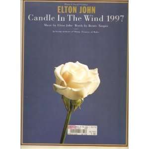  Sheet Music Candle In The Wind 1997 Elton John 119 
