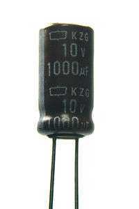 10pcs 1000uf 10v 105C Nippon Chemi Con KZG Radial Electrolytic 
