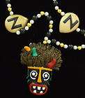zulu warrior large head mardi gras beads new orleans one