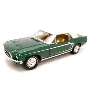  1968 FORD MUSTANG GT FROM DREAM CAR GARAGE GREEN MODEL 1 