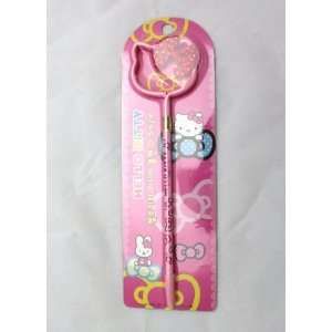   Hello Kitty Face Ball Point Pen w/ 3D Bow   PINK 