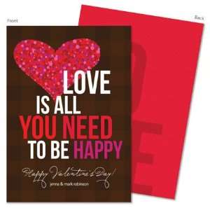   Valentines Day Cards (Love Is All You Need)