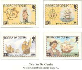 Tristan Du Cunha~World Columbian Stamp Expo MNH Stamps  