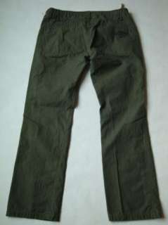 ZOO YORK Mens Green Surplus Pants Sz 34 NICE  