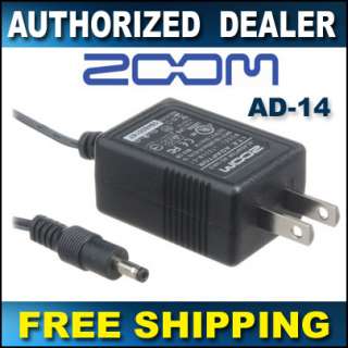 Zoom AD14 Power Supply for Q3, H4n, and R16  