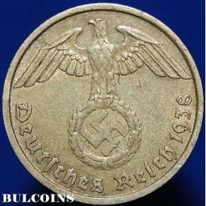  1938 J Germany Third Reich 10 Pfennig Coin Everything 