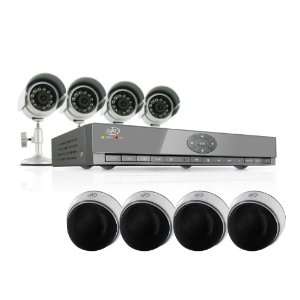 Channel H.264 500GB HDD DVR Security System with 4 Hi Res Surveillance 