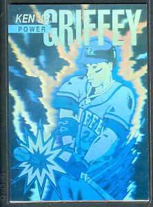 Ken Griffey Jr 1992 Arena Hologram Card #3 Power  