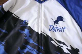 Vintage DETROIT LIONS Logo Athletic SPLASH Jacket Sz.L Snapback,VTG 