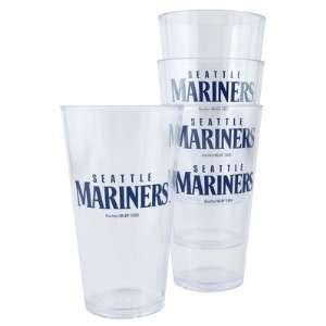  MLB Plastic Pint Cup (4 Pack)   Seattle Mariners Kitchen 