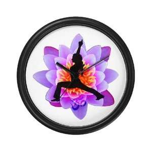  Lotus Yogini Health Wall Clock by 