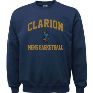   Golden Eagles Navy Youth Mens Basketball Arch Crewneck Sweatshirt