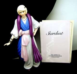 LENOX Stardust Art Deco Lady Figurine Japan Porcelain  
