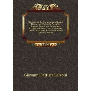   the Oasis of Jupiter Ammon, Volume Giovanni Battista Belzoni Books