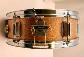 Rogers 60s Luxor Champagne sparkle 5x14 snare drum   