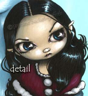Below Zero fairy Yeti Christmas big eye art Jasmine Becket Griffith 