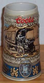 Coors 1910 Beer Truck Stein, 1989 Edition, #174118  