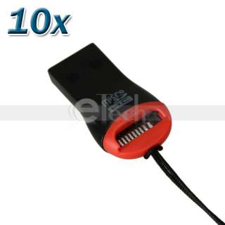 10x New Mini USB 2.0 Micro SD/TF/T Flash/M2 High Speed Memory Card 
