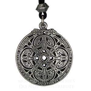   Dragon Shield Celtic Knot pendant talisman military protection jewelry
