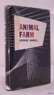 Animal Farm ~ George Orwell ~ First American Edition ~ 1946 ~ Ships 