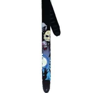   inch Leather Guitar Strap, Zombies Musical Instruments