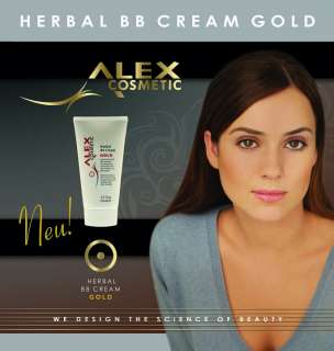 Alex Cosmetic Herbal BB Cream Gold 50ml tube  